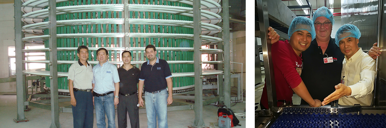 Take Customer around Our Factory and Show Them Running Machine